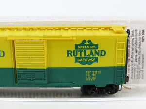 N Scale Micro-Trains MTL 20146 RUT Rutland Green Mt. Gateway 40' Box Car #103