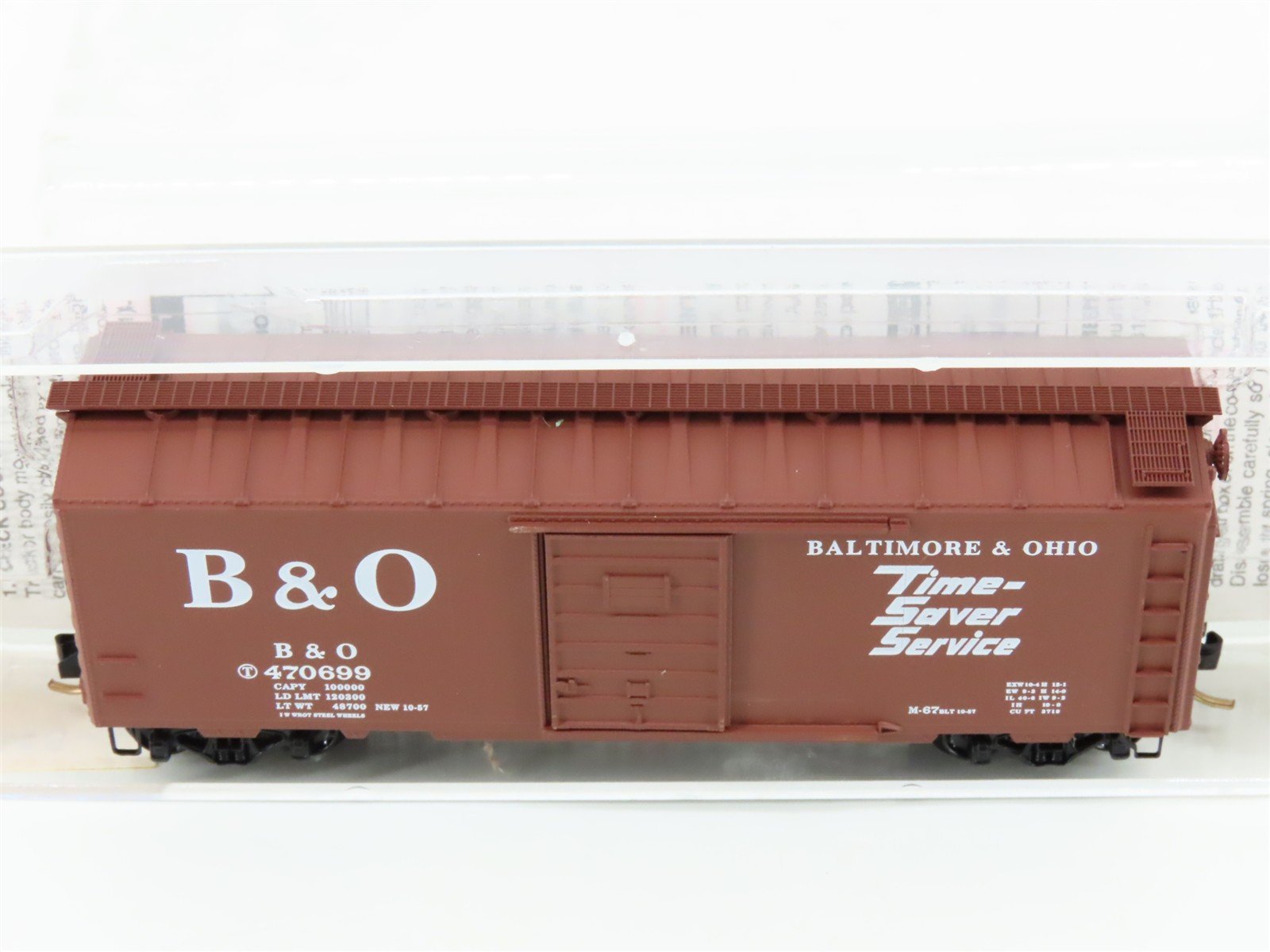 N Micro-Trains MTL 20346/1 B&O Baltimore & Ohio 