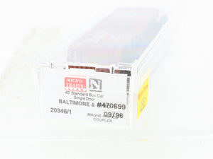 N Micro-Trains MTL 20346/1 B&O Baltimore & Ohio 