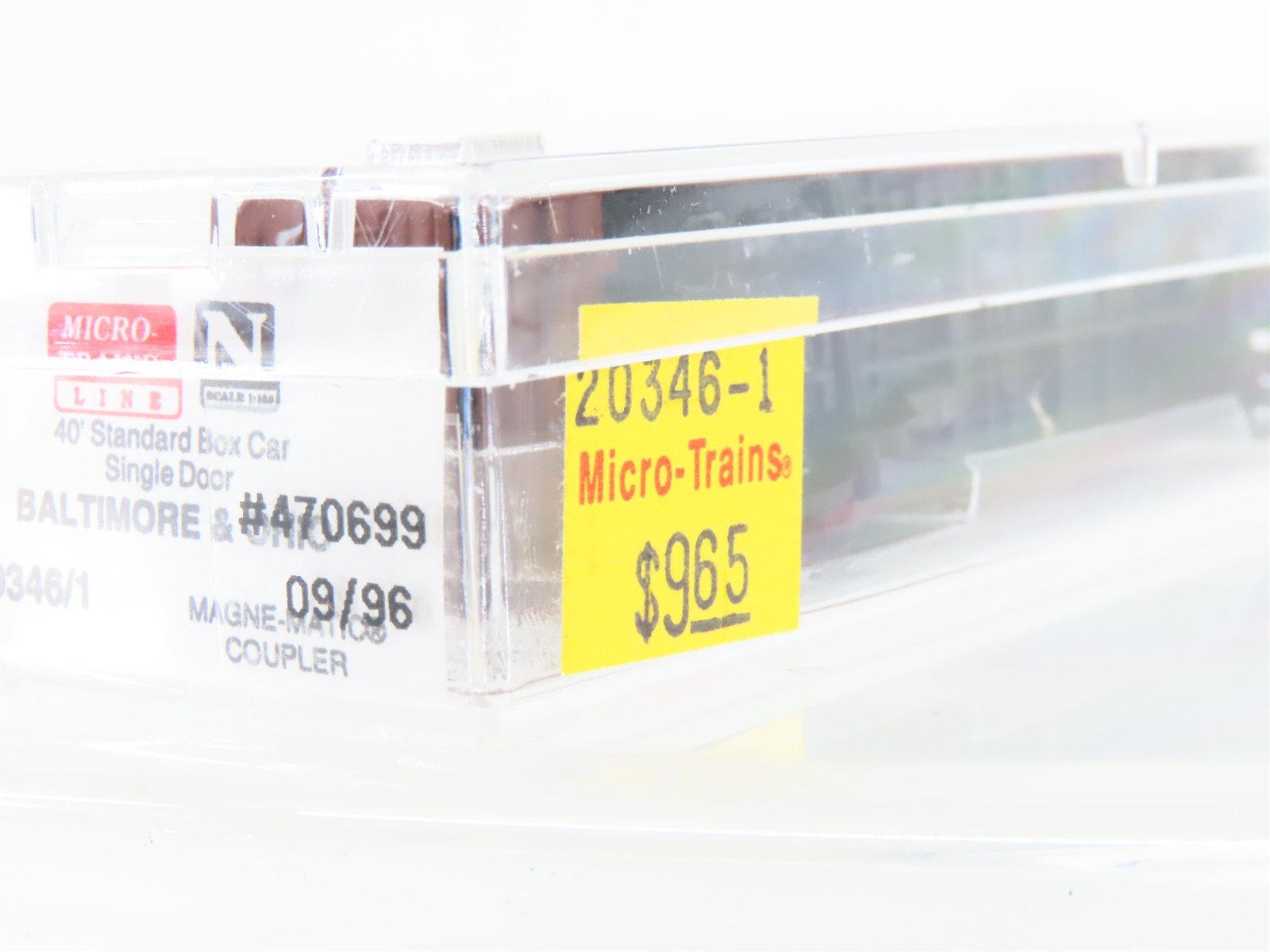 N Micro-Trains MTL 20346/1 B&O Baltimore & Ohio 