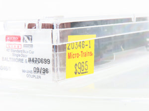 N Micro-Trains MTL 20346/1 B&O Baltimore & Ohio 