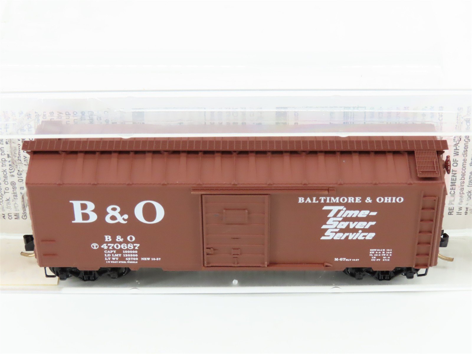 N Micro-Trains MTL 20346 B&O Baltimore & Ohio 