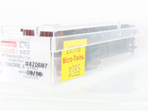 N Micro-Trains MTL 20346 B&O Baltimore & Ohio 
