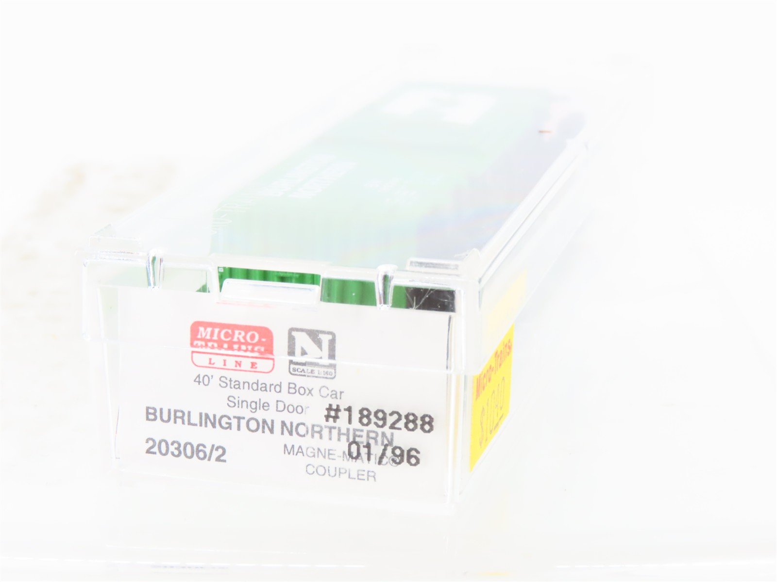N Scale Micro-Trains MTL 20306/2 BN Burlington Northern 40' Box Car #189288