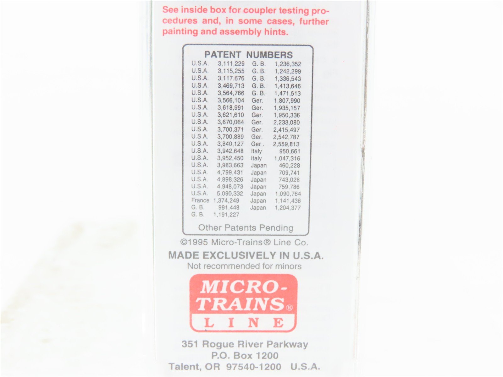 N Scale Micro-Trains MTL 20306/2 BN Burlington Northern 40' Box Car #189288