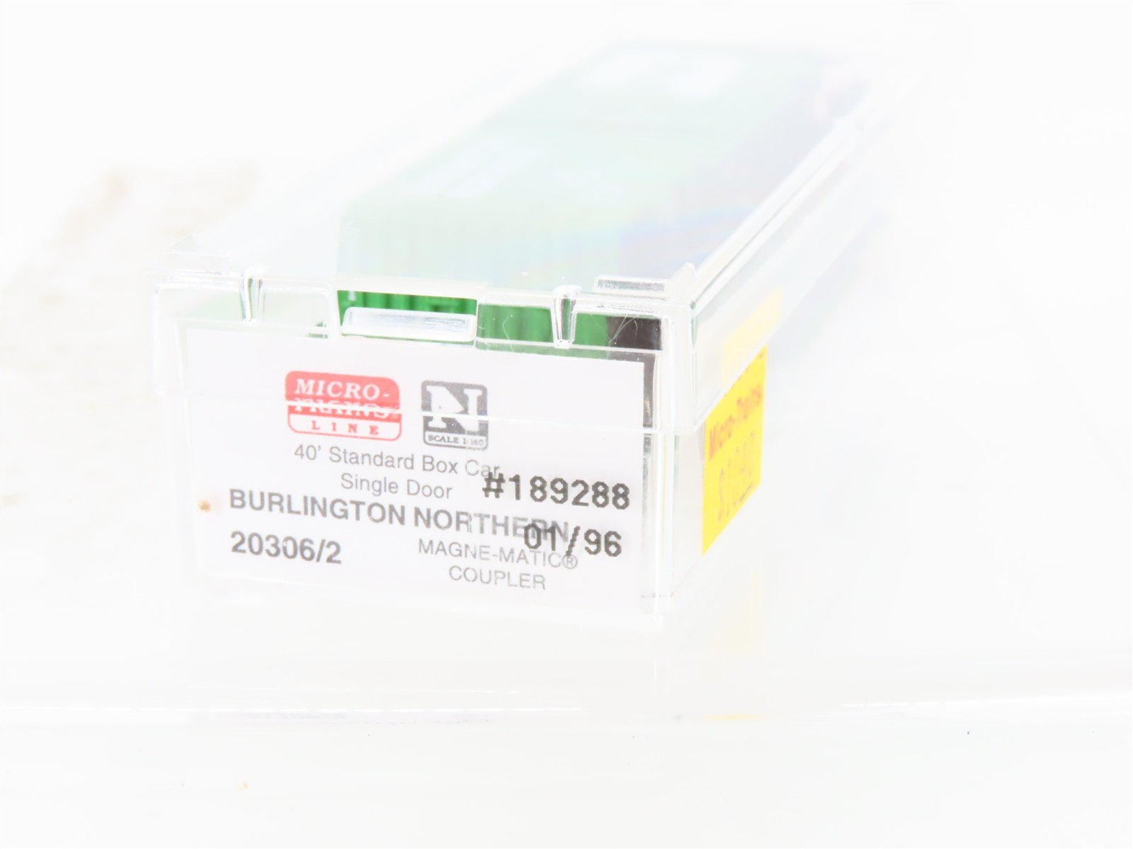 N Scale Micro-Trains MTL 20306/2 BN Burlington Northern 40' Box Car #189288