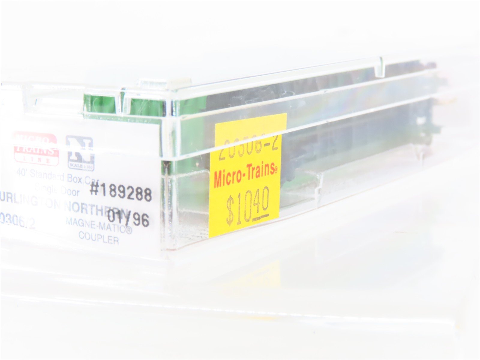 N Scale Micro-Trains MTL 20306/2 BN Burlington Northern 40' Box Car #189288