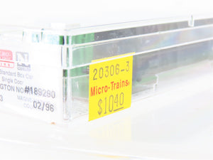N Scale Micro-Trains MTL 20306/3 BN Burlington Northern 40' Box Car #189290