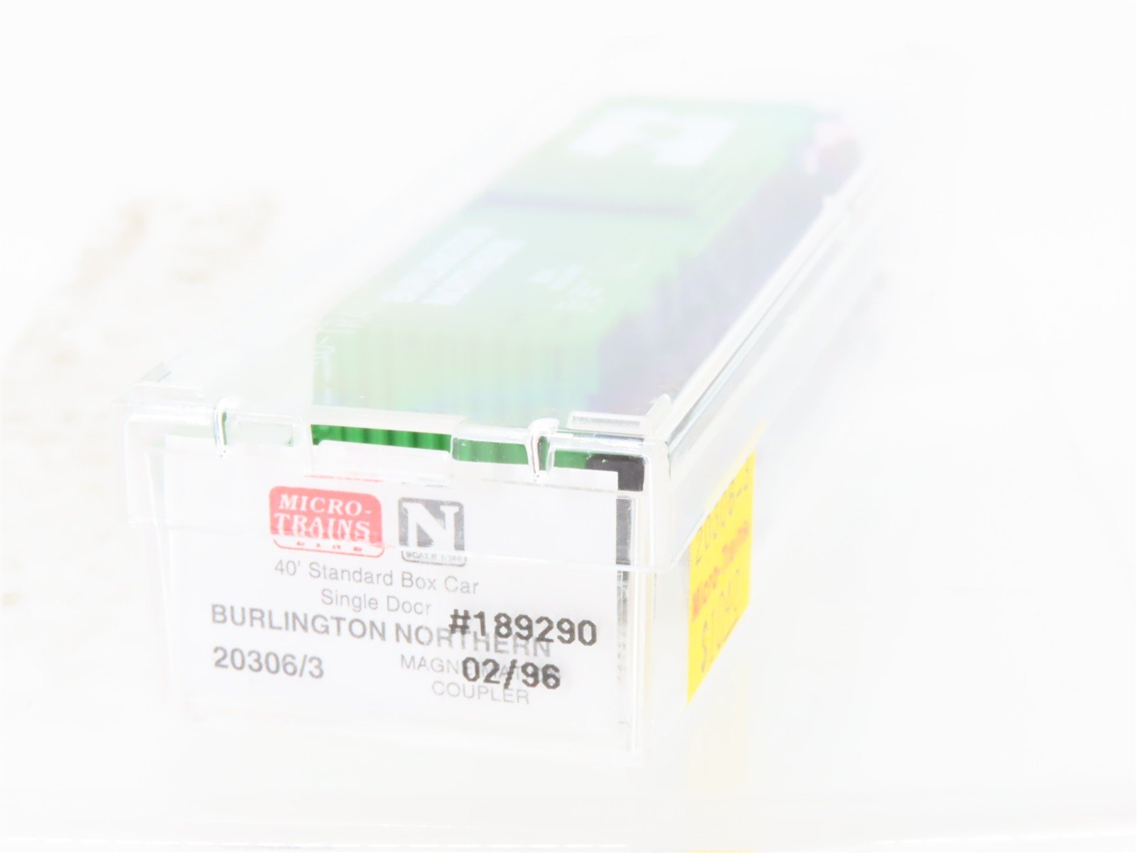 N Scale Micro-Trains MTL 20306/3 BN Burlington Northern 40' Box Car #189290