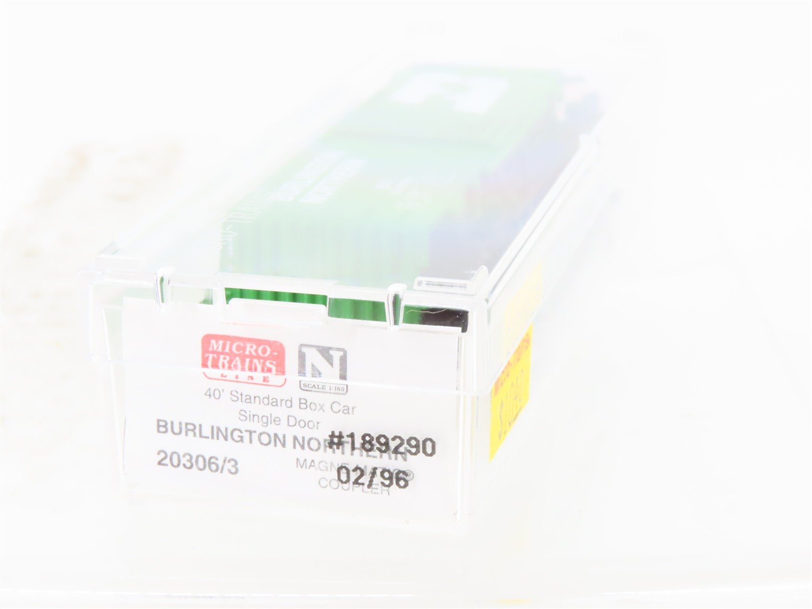 N Scale Micro-Trains MTL 20306/3 BN Burlington Northern 40' Box Car #189290