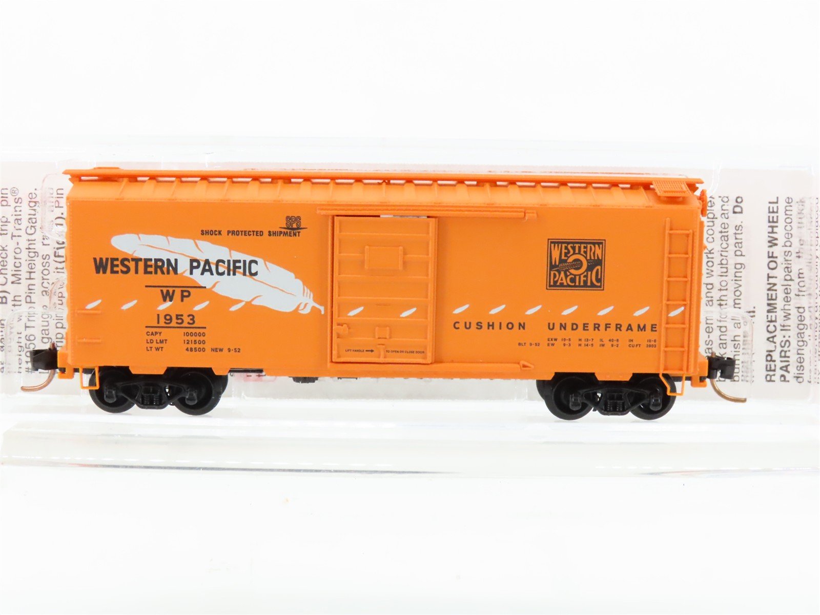 N Scale Micro-Trains MTL 20506 WP Western Pacific 