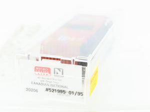 N Micro-Trains MTL 20206 CN Canadian National 'Maple Leaf