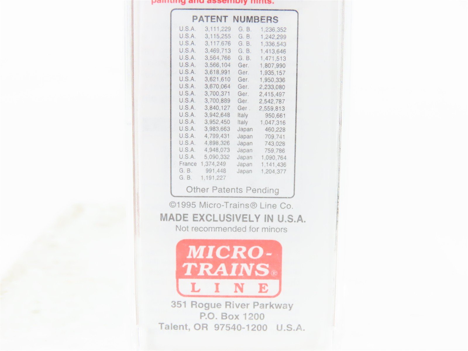 N Micro-Trains MTL 20206 CN Canadian National 
