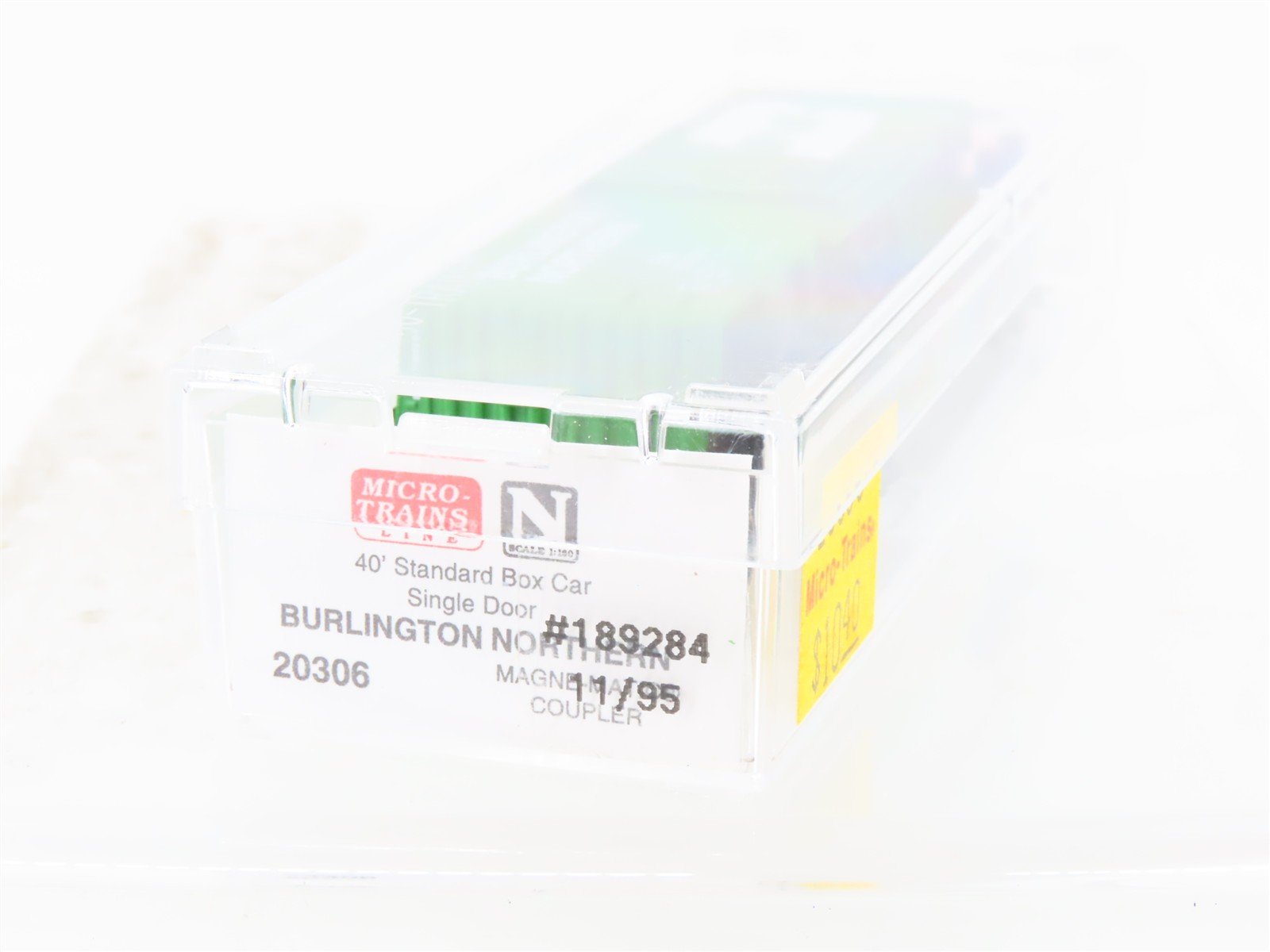 N Scale Micro-Trains MTL 20306 BN Burlington Northern 40' Box Car #189284