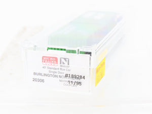 N Scale Micro-Trains MTL 20306 BN Burlington Northern 40' Box Car #189284