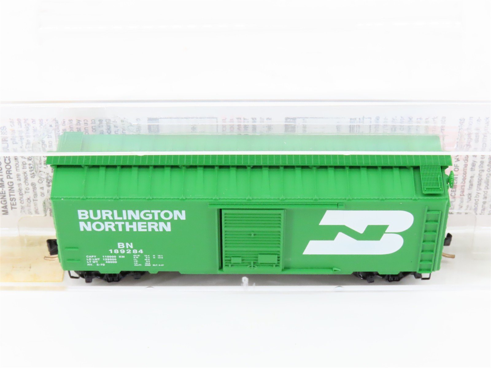 N Scale Micro-Trains MTL 20306 BN Burlington Northern 40' Box Car #189284