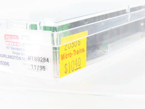 N Scale Micro-Trains MTL 20306 BN Burlington Northern 40' Box Car #189284