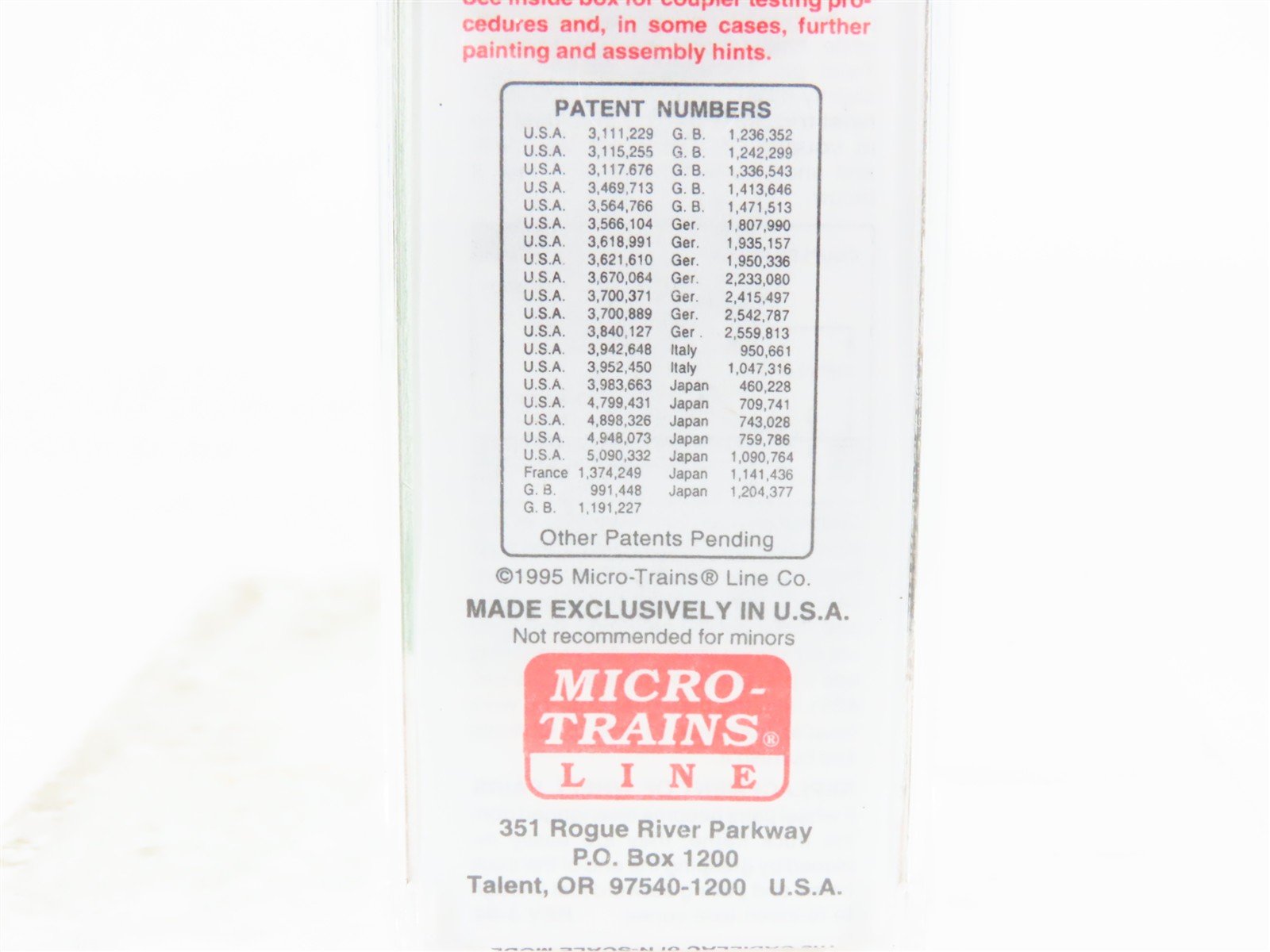 N Scale Micro-Trains MTL 20306/1 BN Burlington Northern 40' Box Car #189286