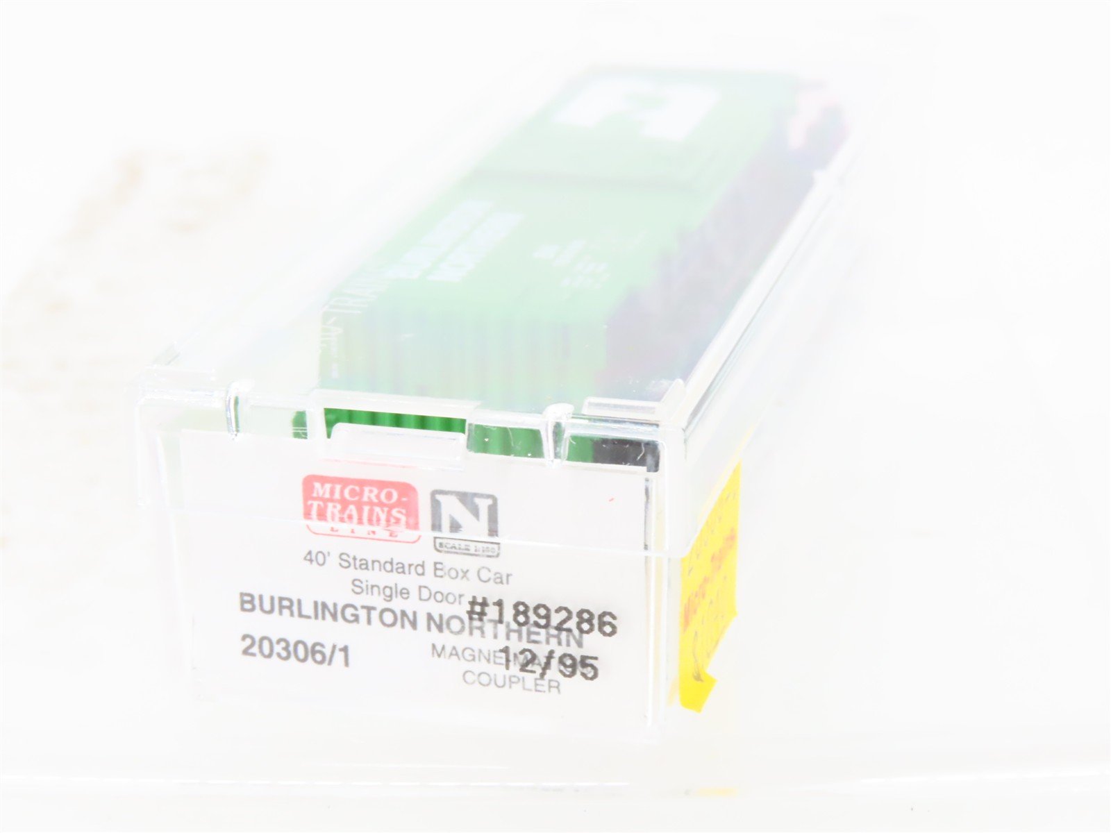 N Scale Micro-Trains MTL 20306/1 BN Burlington Northern 40' Box Car #189286