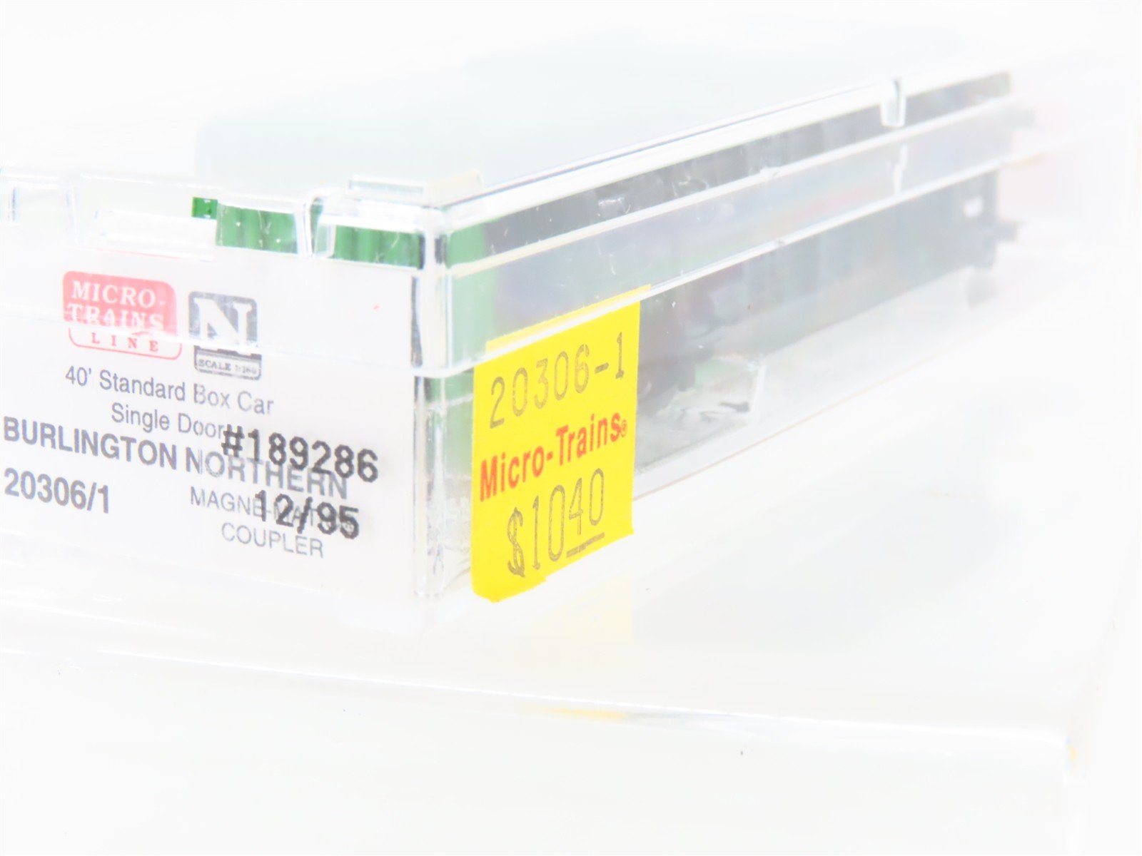N Scale Micro-Trains MTL 20306/1 BN Burlington Northern 40' Box Car #189286