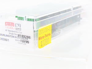 N Scale Micro-Trains MTL 20306/1 BN Burlington Northern 40' Box Car #189286