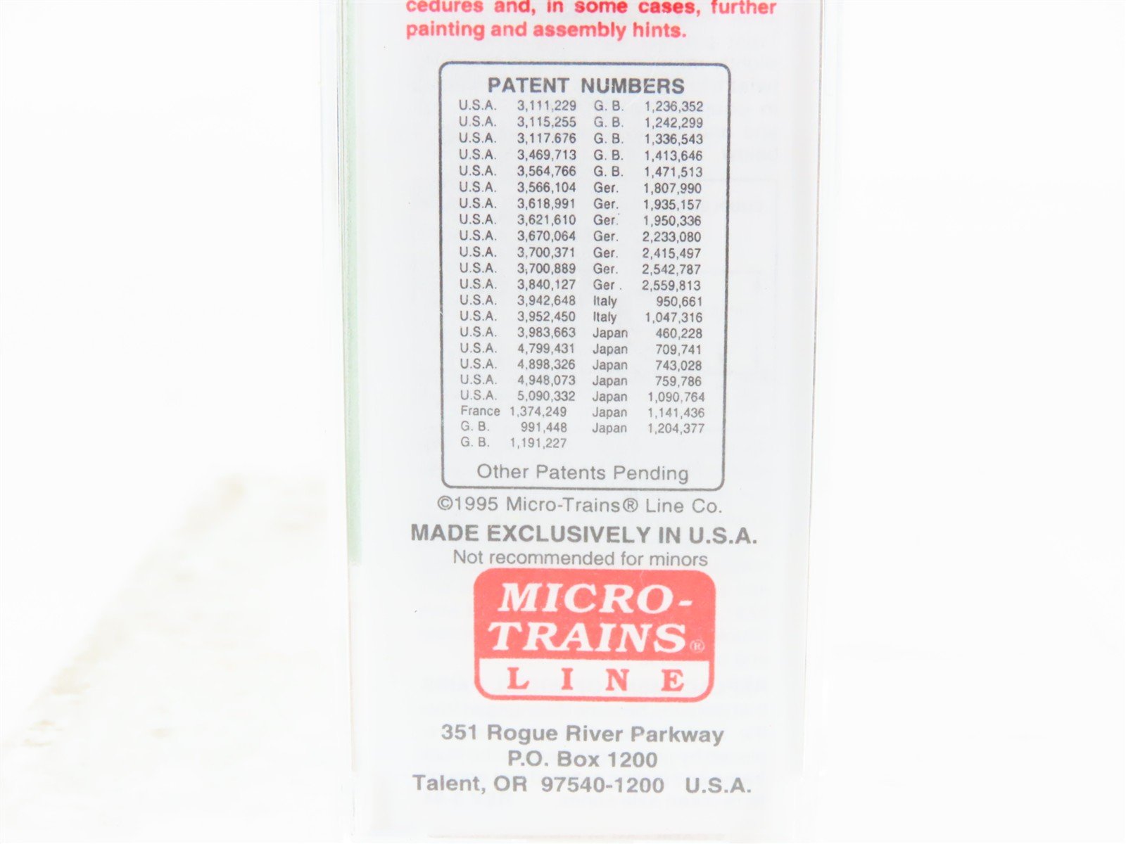N Scale Micro-Trains MTL 20306/1 BN Burlington Northern 40' Box Car #189286