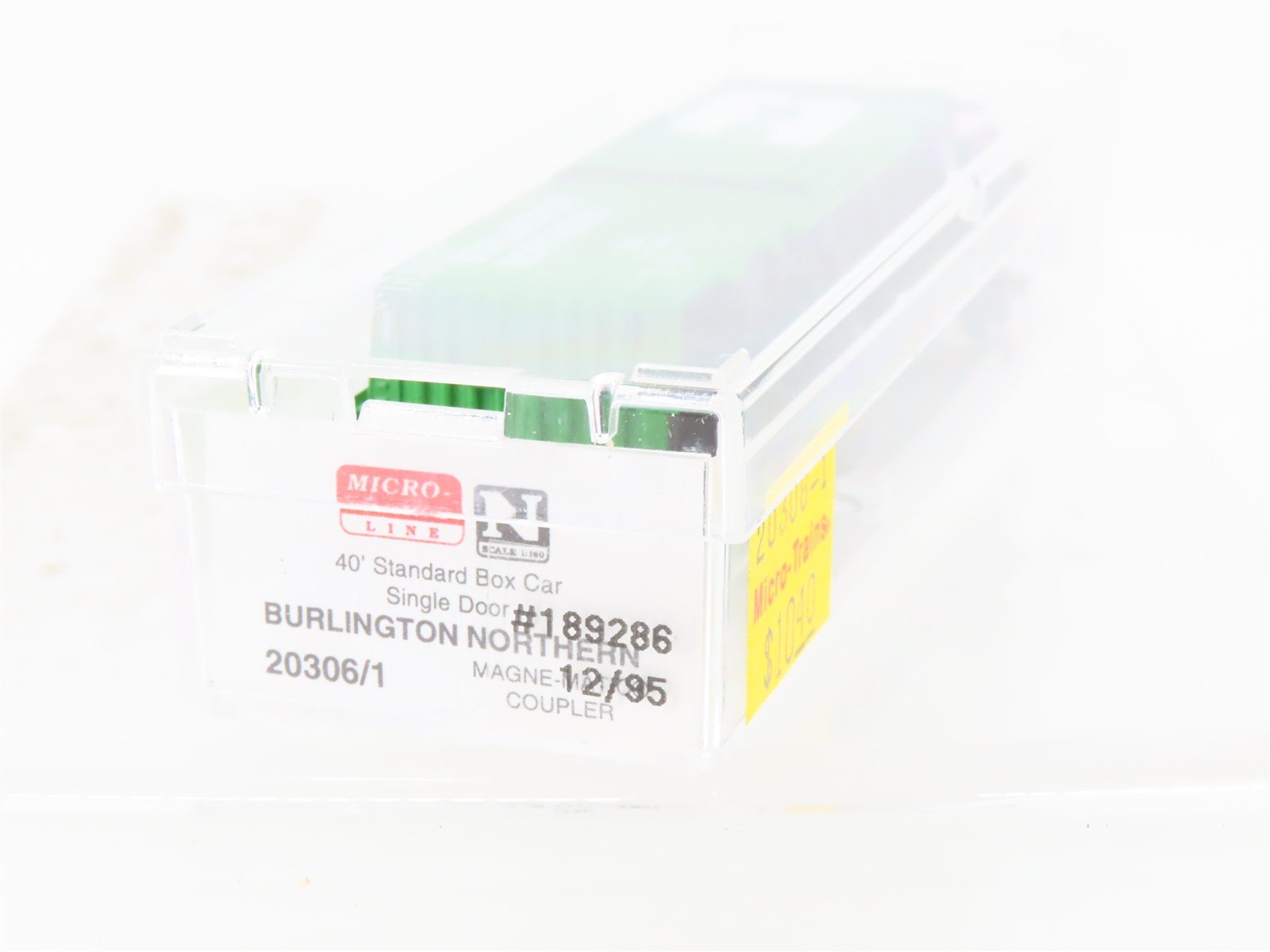N Scale Micro-Trains MTL 20306/1 BN Burlington Northern 40' Box Car #189286