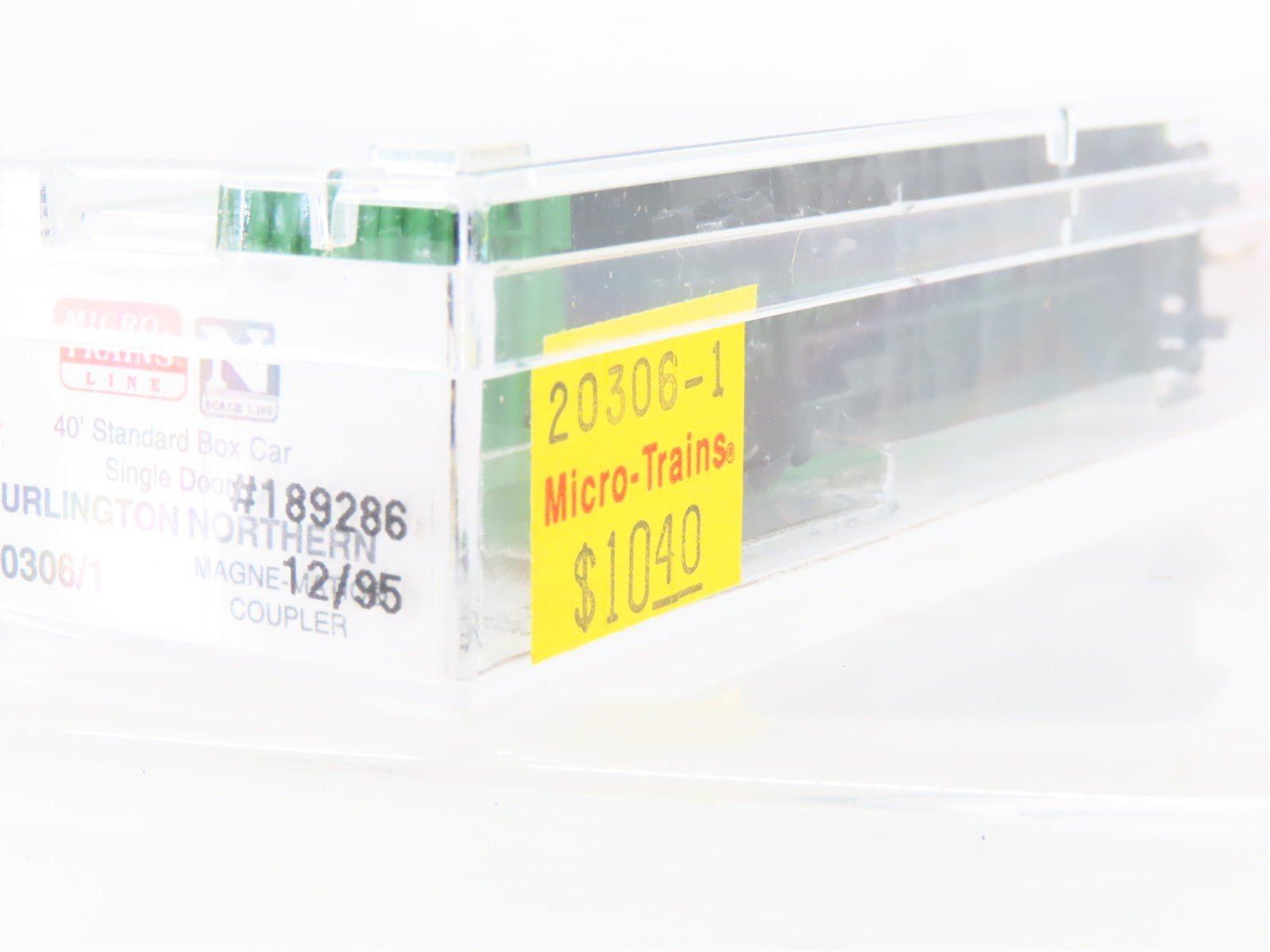 N Scale Micro-Trains MTL 20306/1 BN Burlington Northern 40' Box Car #189286