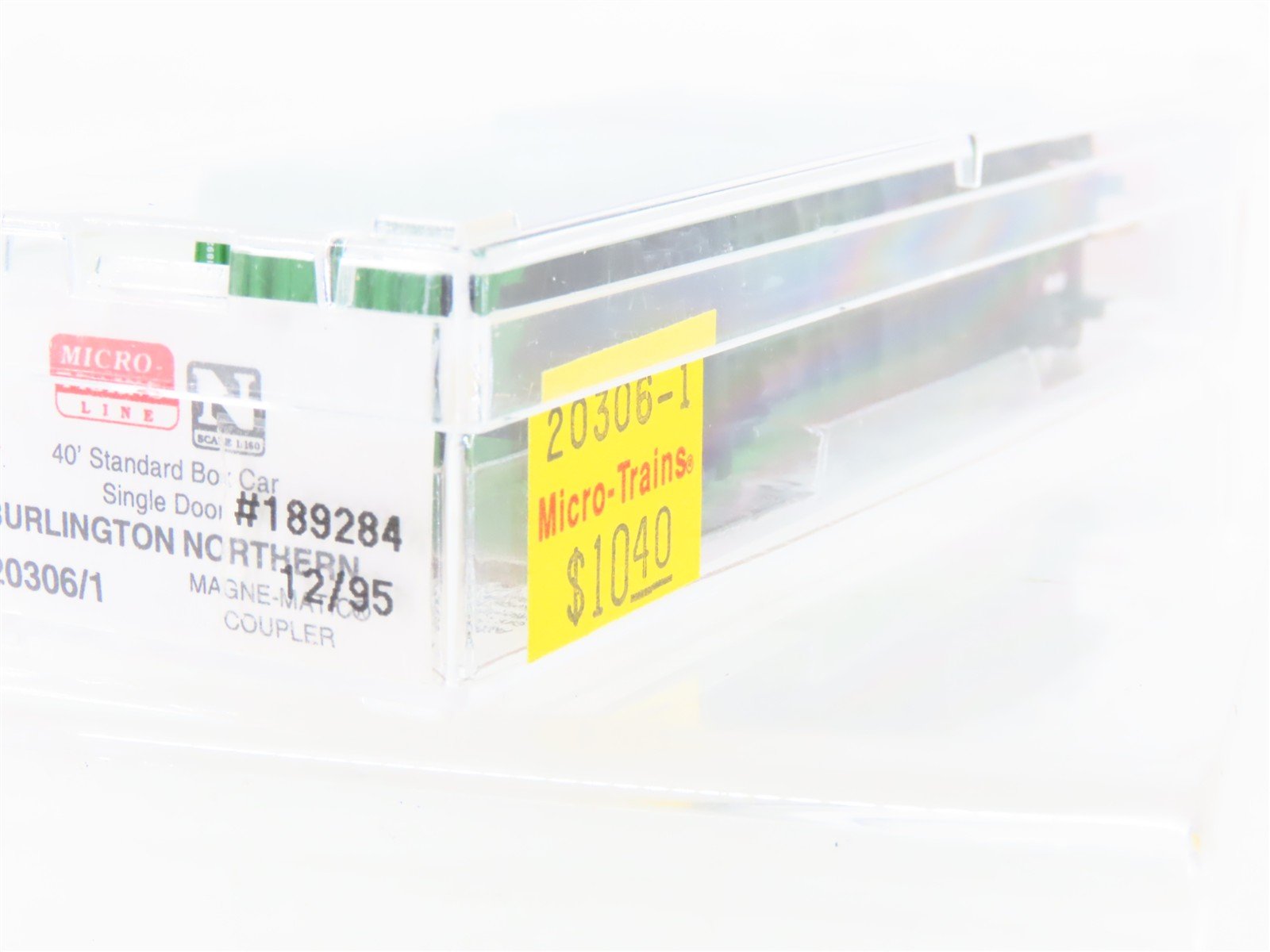 N Scale Micro-Trains MTL 20306/1 BN Burlington Northern 40' Box Car #189286