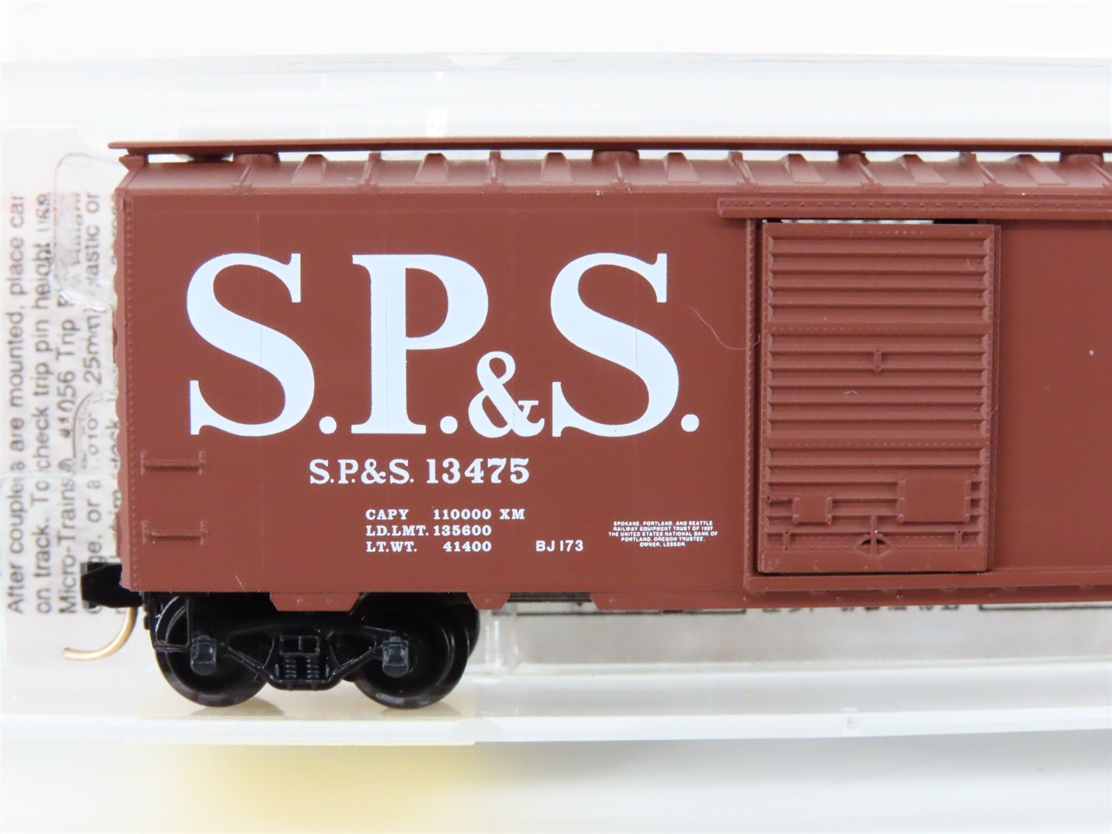 N Scale Micro-Trains MTL 20246 SP&S Spokane Portland & Seattle 40' Boxcar #13475