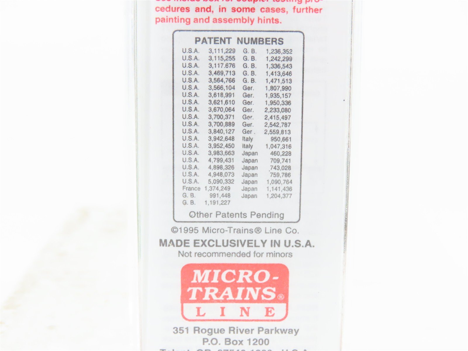 N Scale Micro-Trains MTL 20306 BN Burlington Northern 40' Box Car #189284