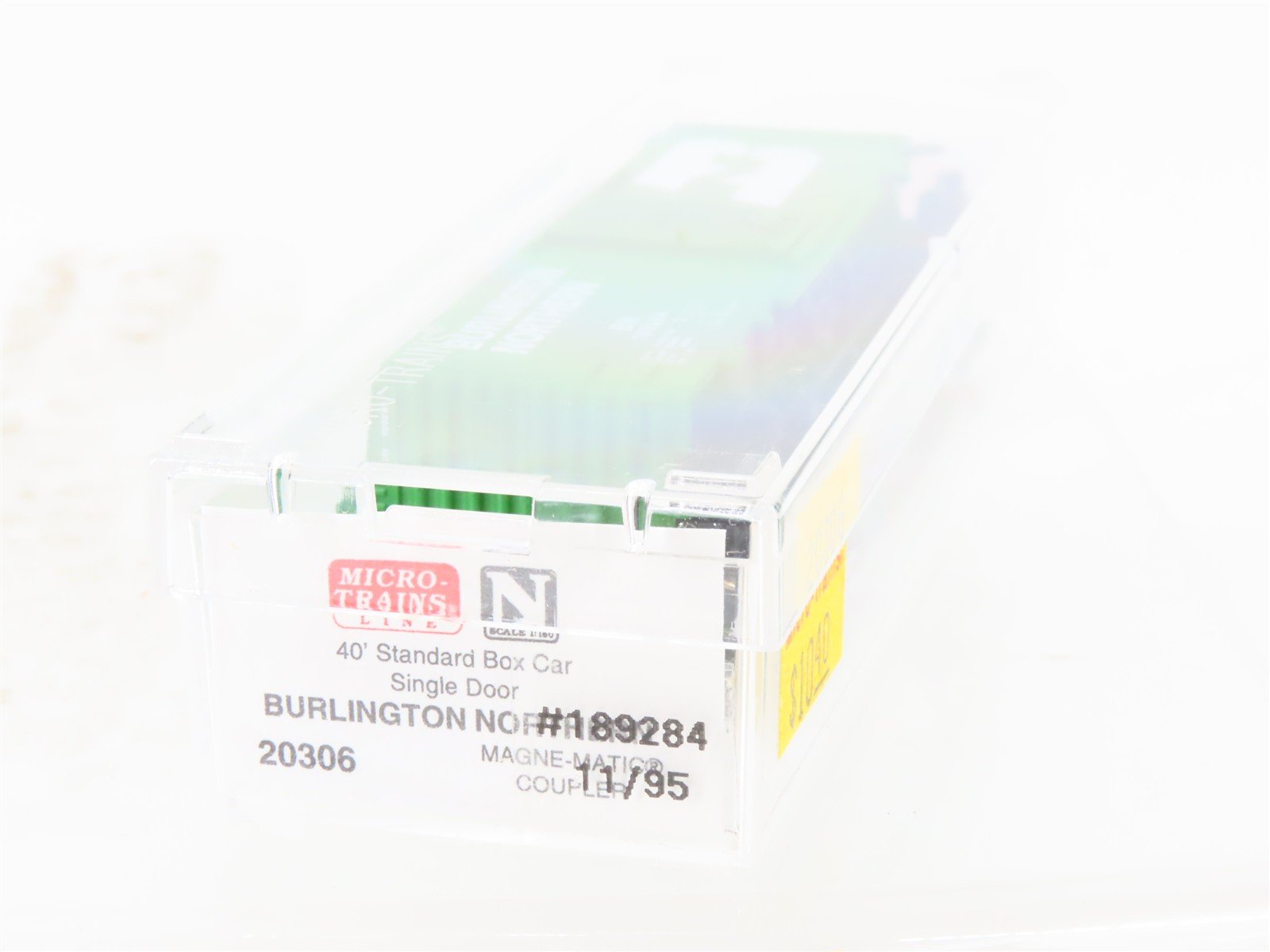 N Scale Micro-Trains MTL 20306 BN Burlington Northern 40' Box Car #189284