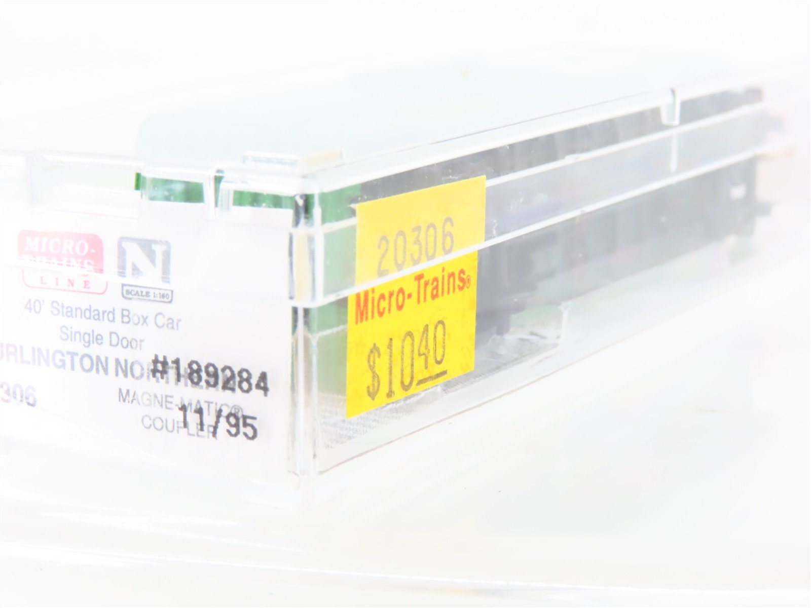 N Scale Micro-Trains MTL 20306 BN Burlington Northern 40' Box Car #189284