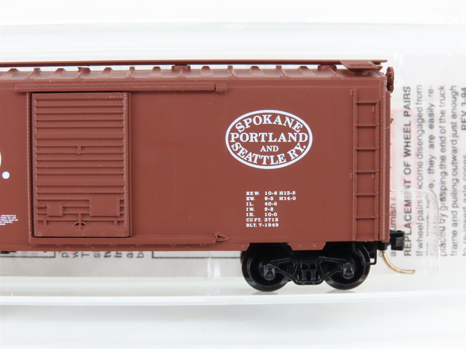 N Scale Micro-Trains MTL 20246 SP&S Spokane Portland & Seattle 40' Boxcar #13475