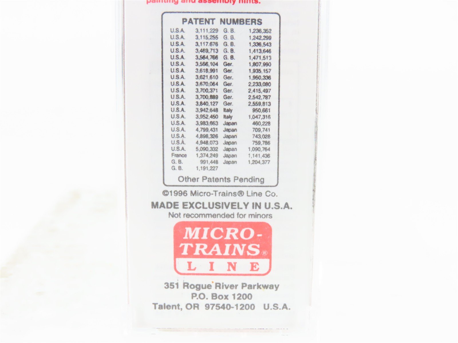 N Scale Micro-Trains MTL 20246 SP&S Spokane Portland & Seattle 40' Boxcar #13475