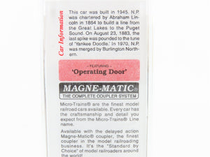 N Micro-Trains MTL 20236 NP Northern Pacific 