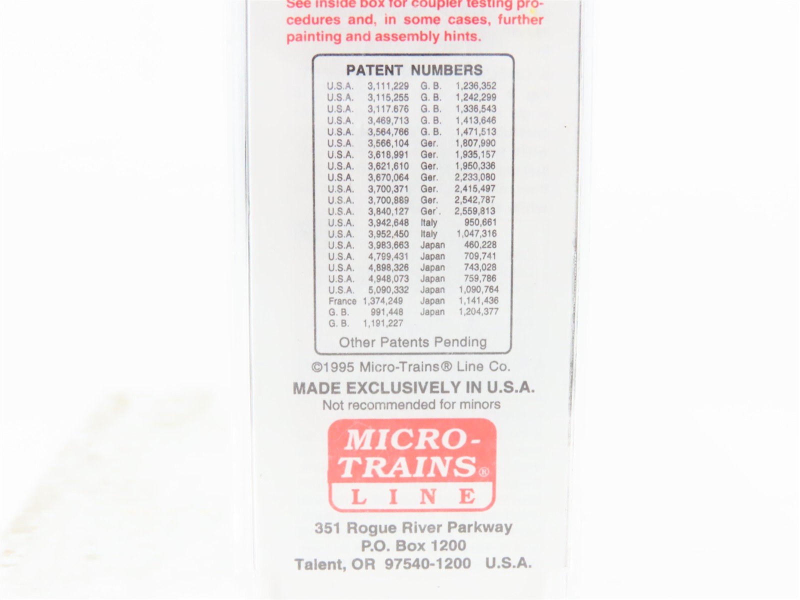 N Scale Micro-Trains MTL 20226 GN Great Northern 40' Single Door Box Car #2530
