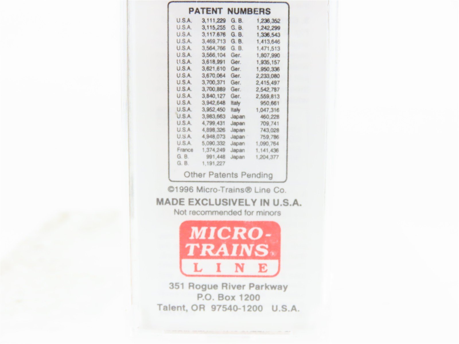 N Scale Micro-Trains MTL 20226 GN Great Northern 40' Single Door Box Car #2533