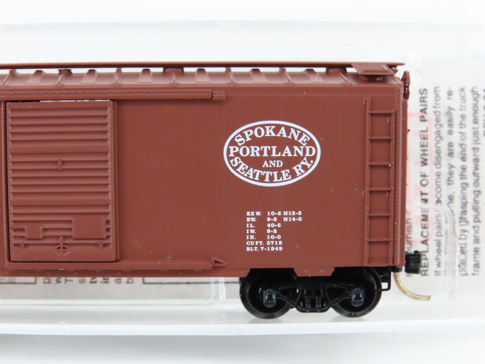 N Scale Micro-Trains MTL 20246 SP&S Spokane Portland & Seattle 40' Boxcar #13475