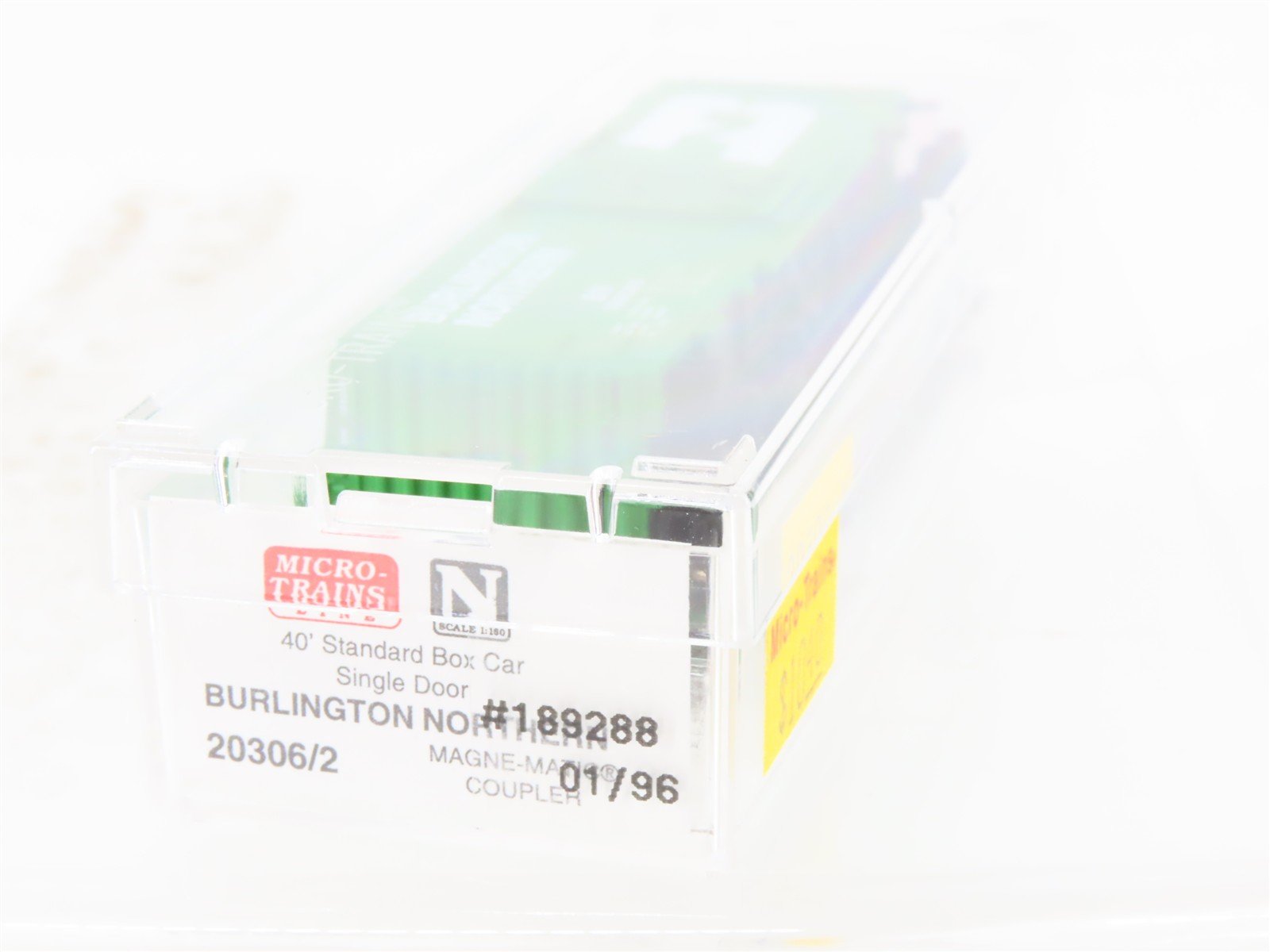 N Scale Micro-Trains MTL 20306/2 BN Burlington Northern 40' Box Car #189288