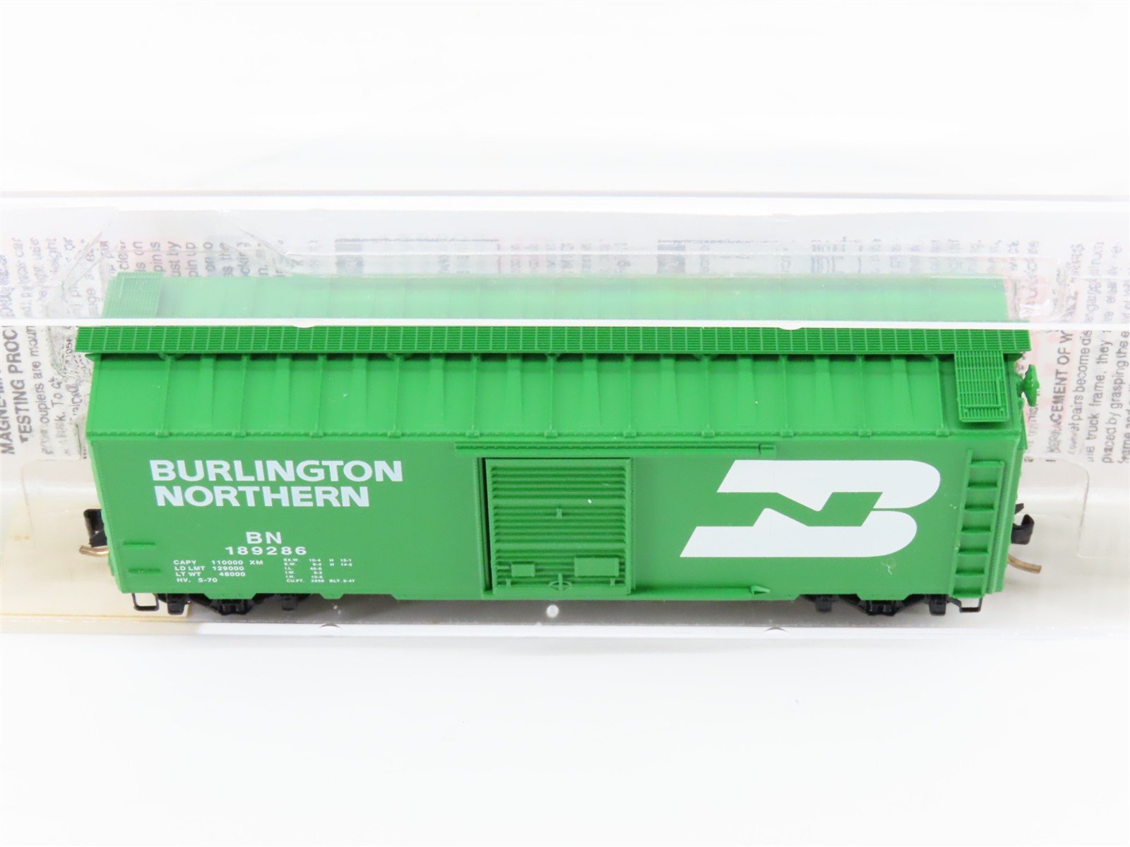 N Scale Micro-Trains MTL 20306/1 BN Burlington Northern 40' Box Car #189286