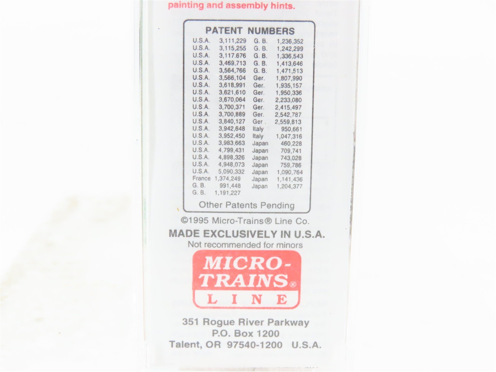 N Scale Micro-Trains MTL 20306/1 BN Burlington Northern 40' Box Car #189286
