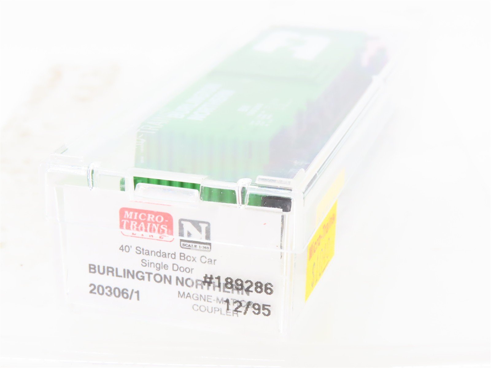 N Scale Micro-Trains MTL 20306/1 BN Burlington Northern 40' Box Car #189286
