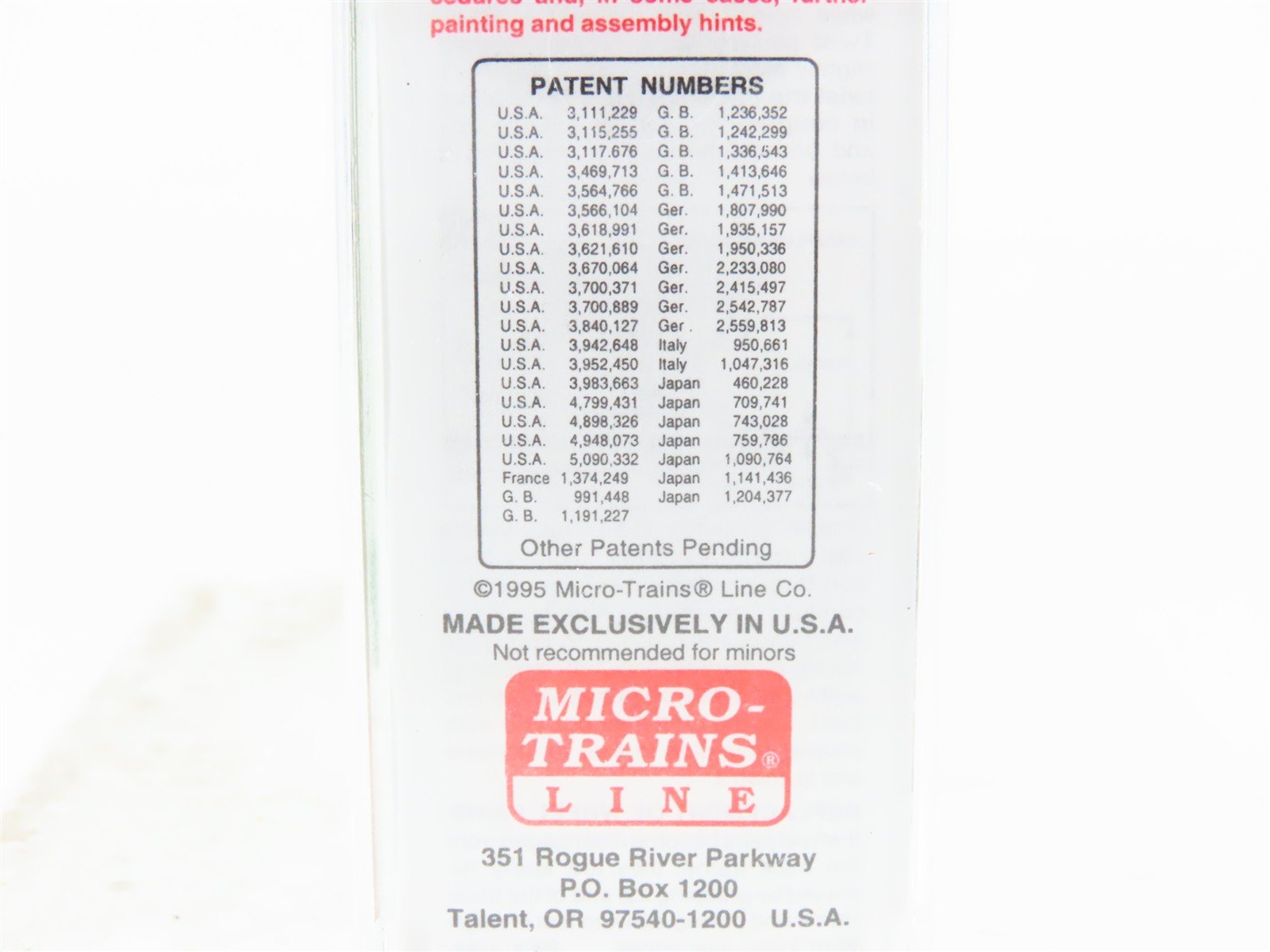 N Scale Micro-Trains MTL 20306/1 BN Burlington Northern 40' Box Car #189286