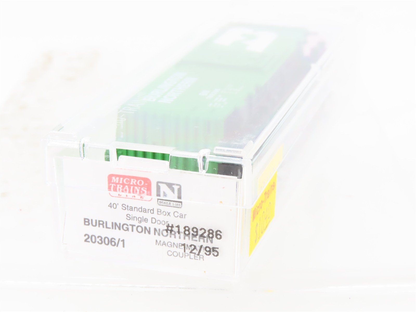N Scale Micro-Trains MTL 20306/1 BN Burlington Northern 40' Box Car #189286