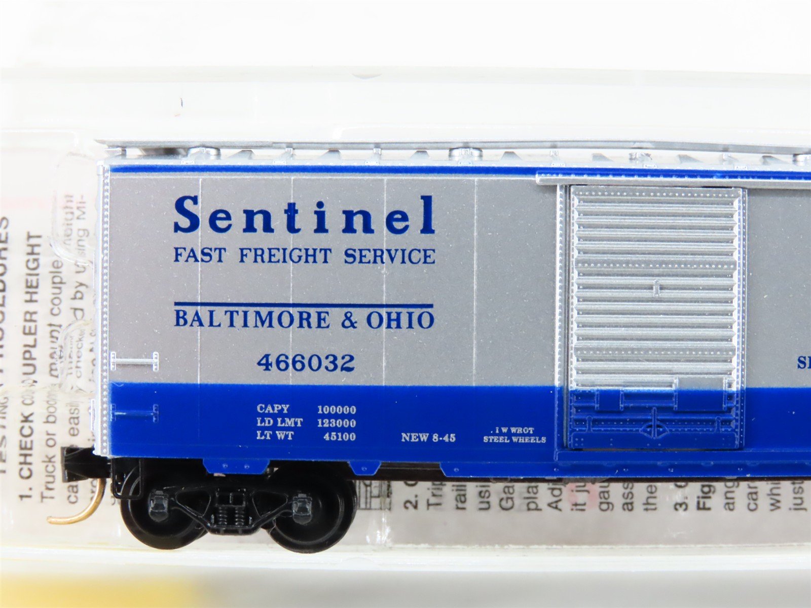 N Scale Micro-Trains MTL 20256 B&O Baltimore & Ohio 