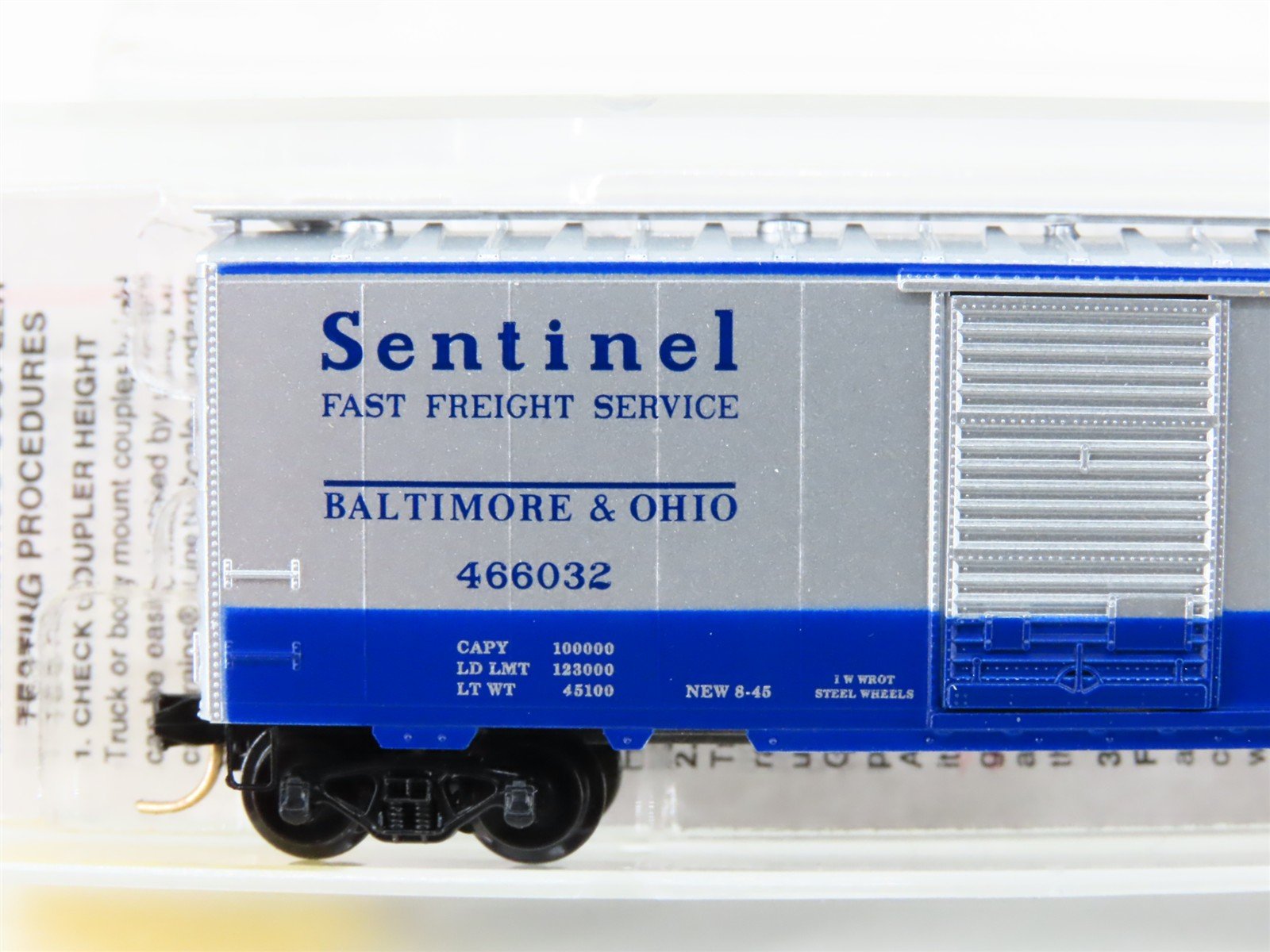 N Scale Micro-Trains MTL 20256 B&O Baltimore & Ohio 