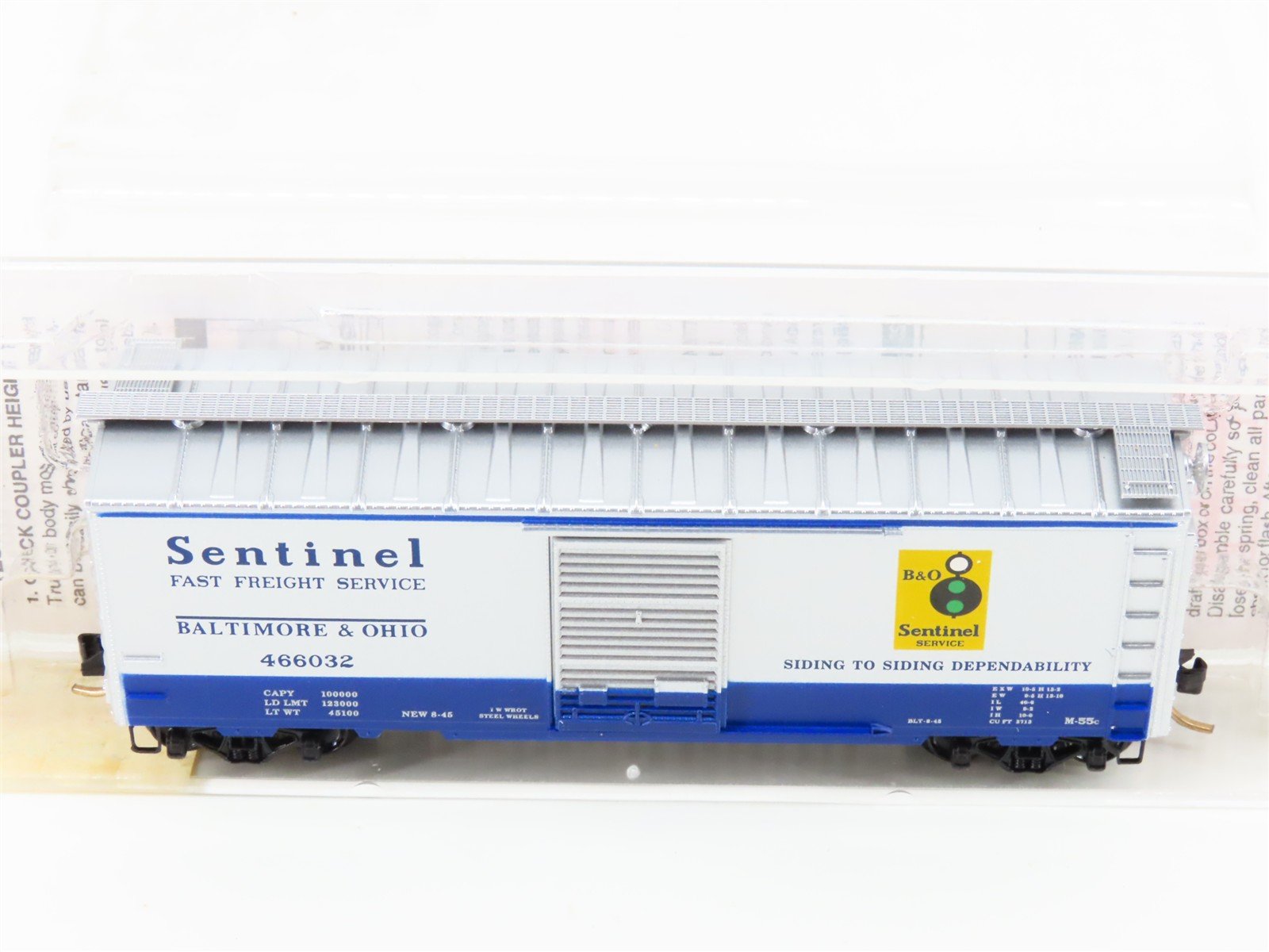 N Scale Micro-Trains MTL 20256 B&O Baltimore & Ohio 