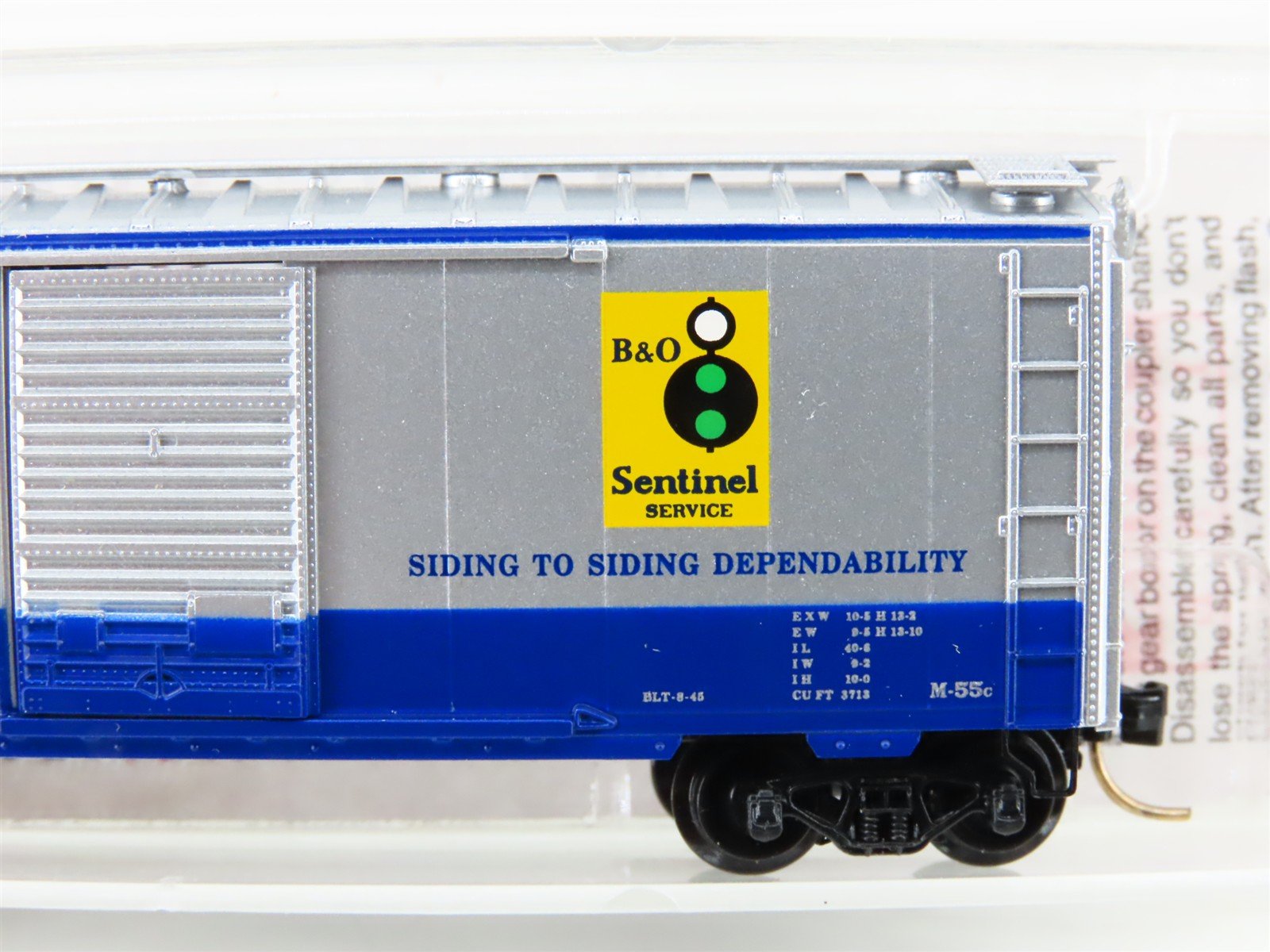 N Scale Micro-Trains MTL 20256 B&O Baltimore & Ohio 