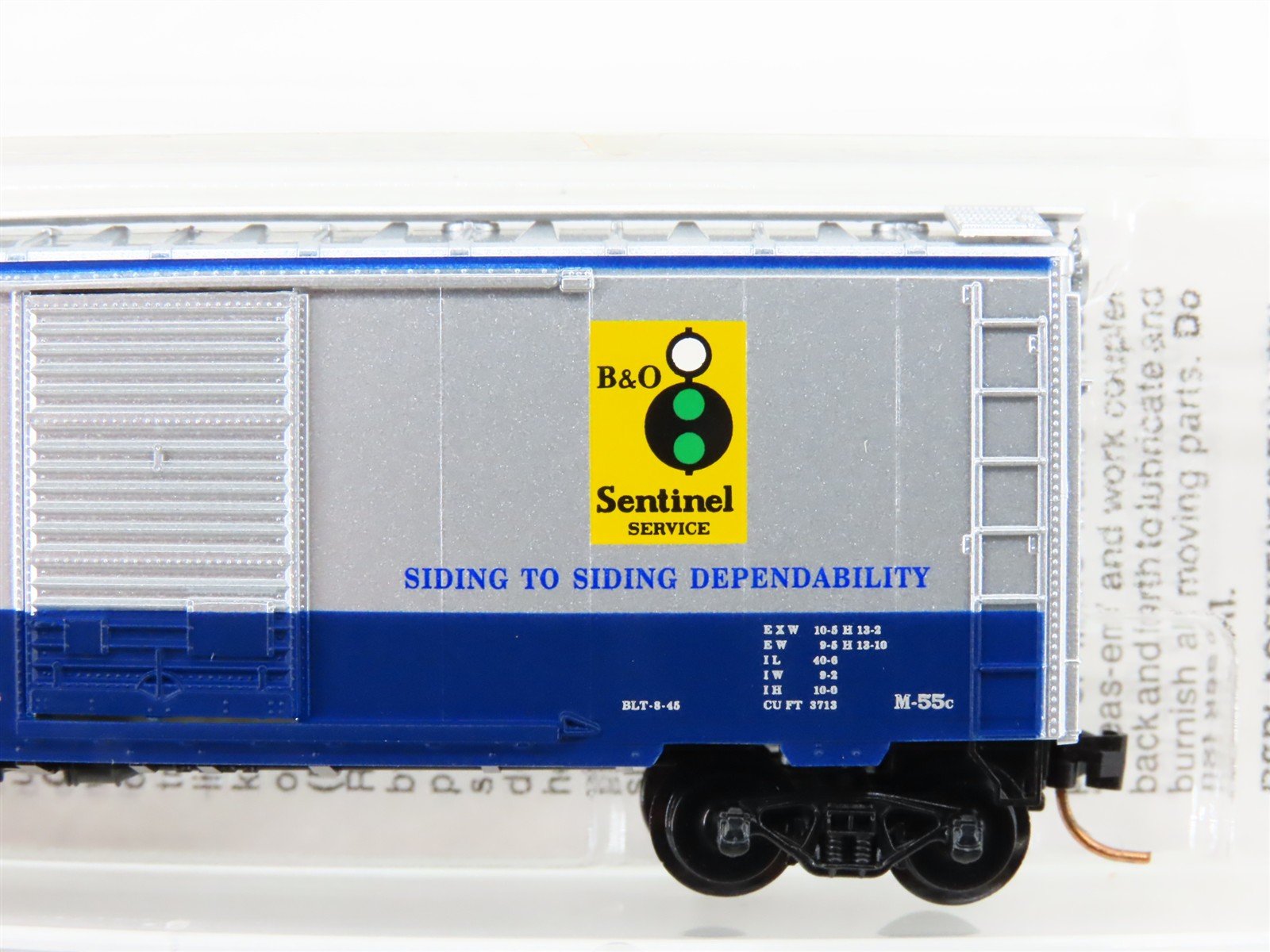 N Scale Micro-Trains MTL 20256 B&O Baltimore & Ohio 